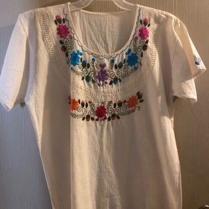 Embroidered Mexican Blouse